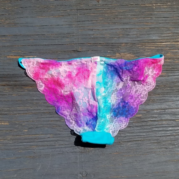 *SOLD* Tie Dye Floral Lace Bralette & Panty Set - Picture 6 of 7